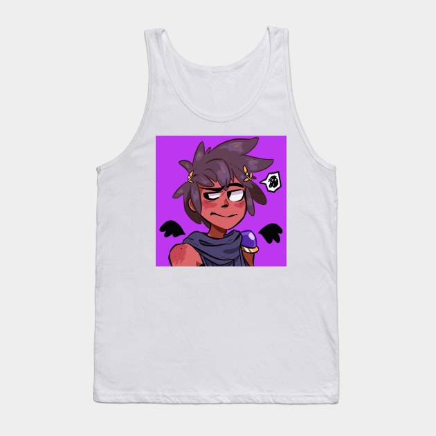 Dark pit kid Icarus Tank Top by toothy.crow